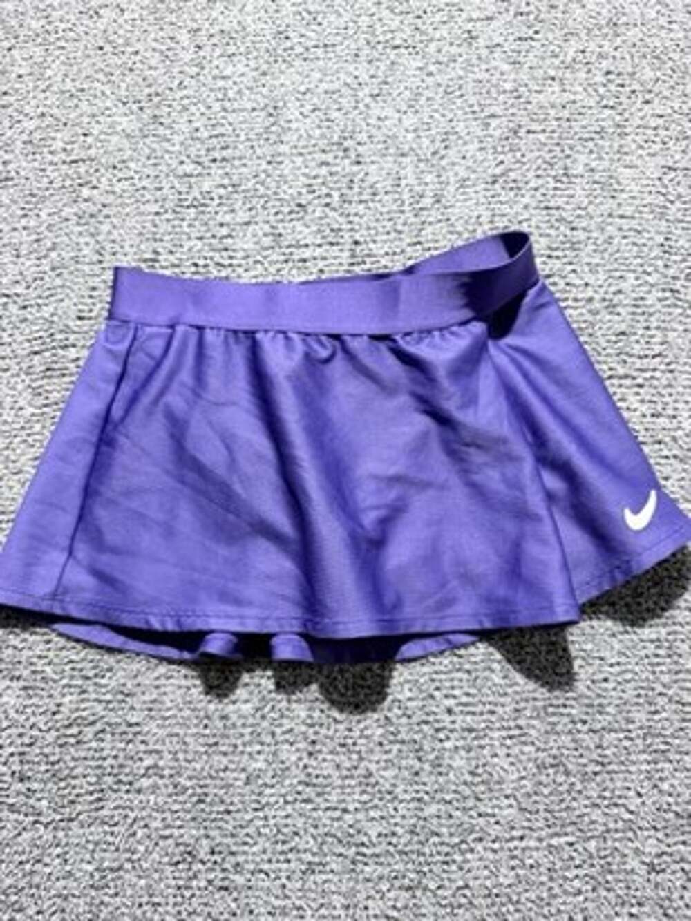 Nike Purple Dri-fit Y2K, Preppy Style, Tenniscore, High-Waisted Pleated Skirt M
